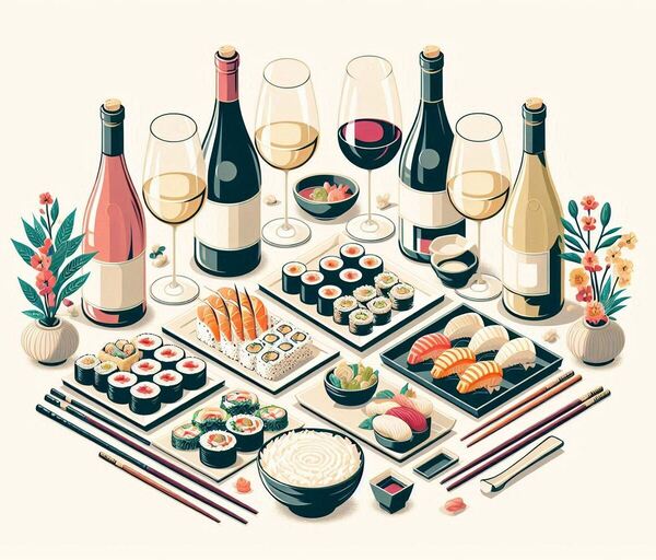 quel vin avec les sushis et la cuisine japonaise